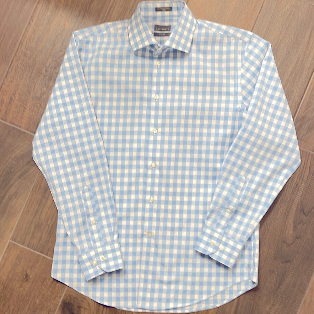 Calibrate non iron trim fit shirt